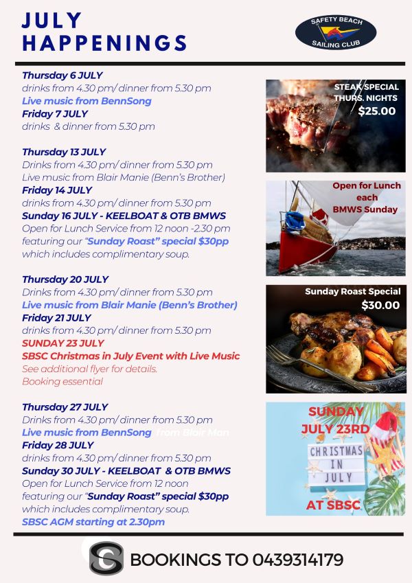 july happenings