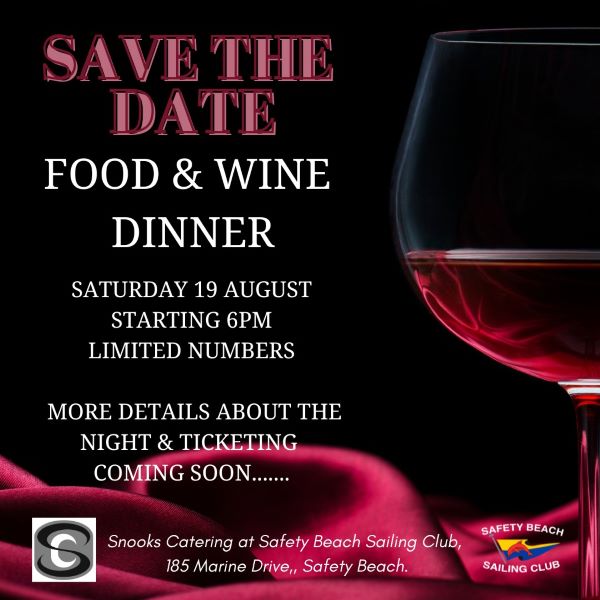save the date food  wine